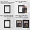 Pack of 10 ,11x14 Black Picture Mat Set with White Core Bevel Cut for 8x10 Photo